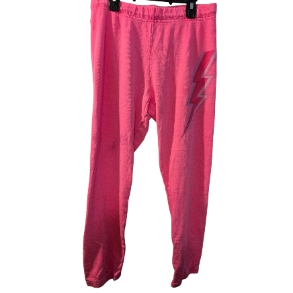 Lauren Moshi Alana X Pink Lightening Bolt joggers - Picture 6 of 14